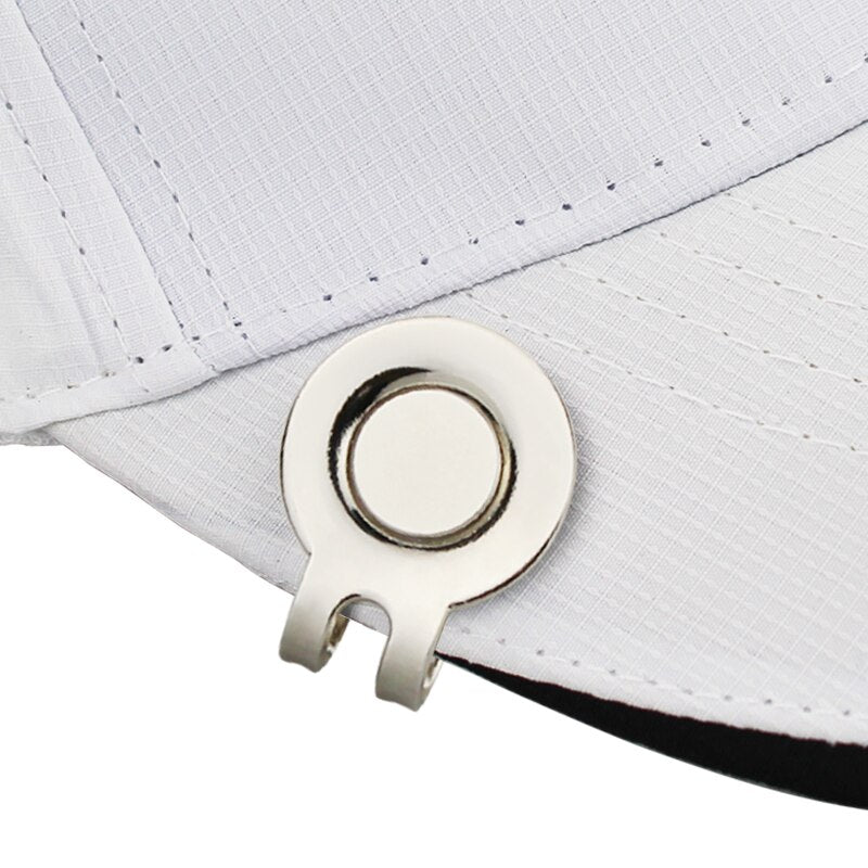 1 Pcs Golf Cap Clip Magnetic Alloy Professional Hat Clip Accessories Hold Golf Mark Drop Ship