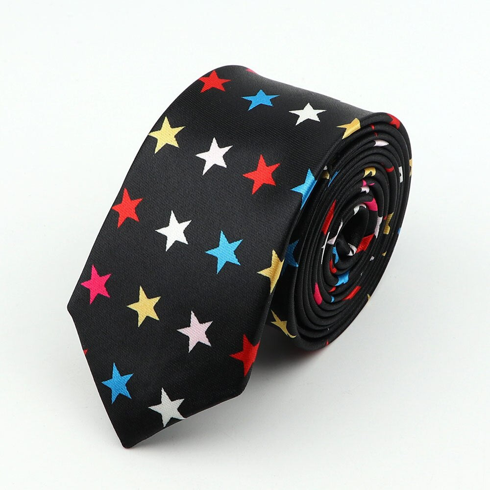 Men's Fashion Neckties Helloween Festival Christmas Tie Soft Designer Character Necktie Music Score Piano Guitar