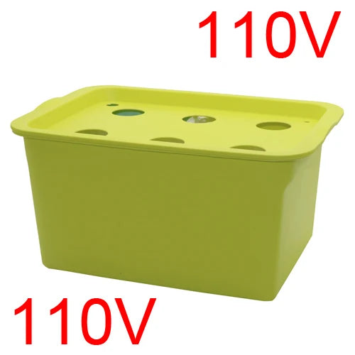 220v/110v Plants Site Hydroponic Systems 6 Holes Nursery Pots Soilless Vegetables Cultivation Seedling Growing Box With Air Pump