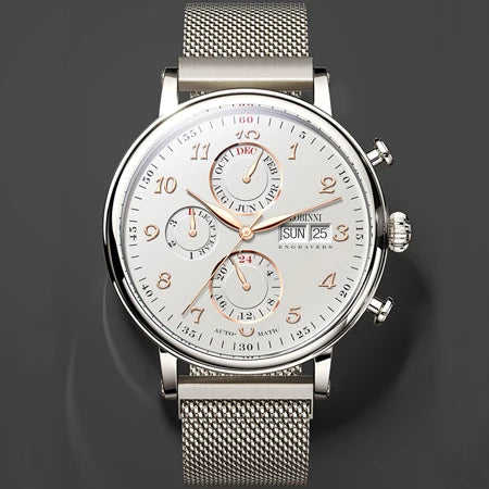 Men's Watches Switzerland LOBINNI Luxury Brand Perpetual Calendar Multi-Function Seagull Automatic Mechanical Sapphire L13019-6