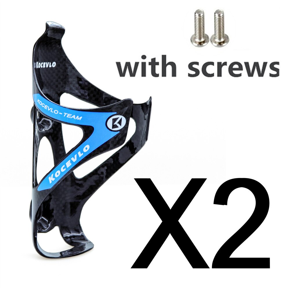 KOCEVLO Full Carbon Fiber Bicycle Ultralig Water Bottle Cage MTB Road Bike Bottle Holder Ultra Light Cycle Equipment Matte/Light