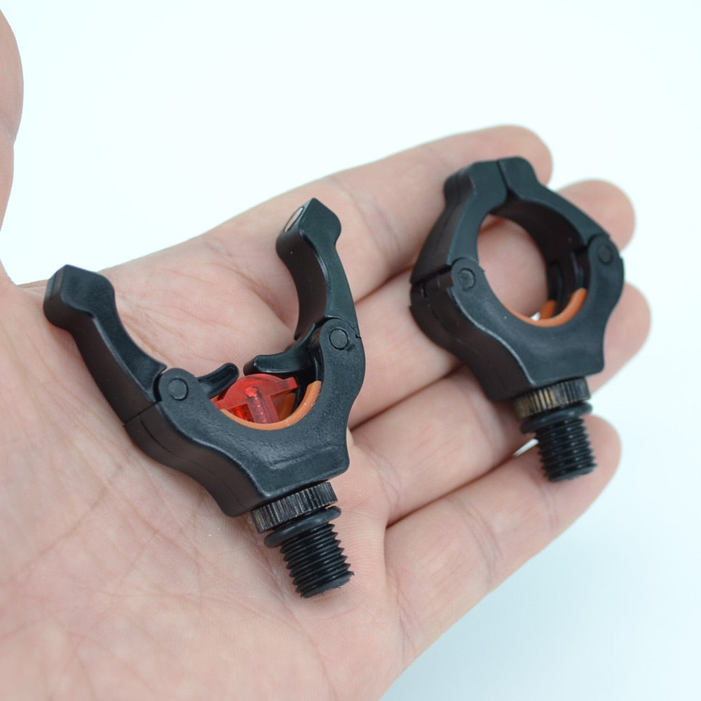 Hirisi Carp Fishing Rod Rest Head Gripper for Rod Pod Holder With Magic Magnet Clips Keep Fishing Rod