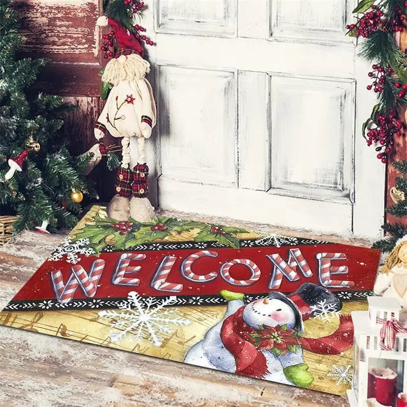 Waterproof Christmas Dining Tablecloth / Xmas Dining Chair Covers Christma