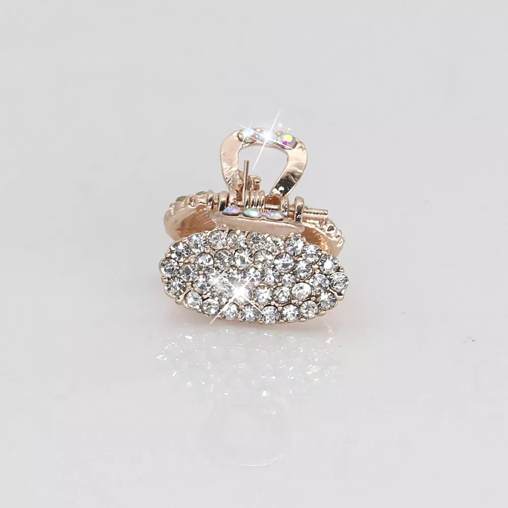 AINAMEISI New 7 Style Metal Crab Claw Clip for Women Girls Charm Barrette Full Rhinestone Wedding Hair Accessories Jewelry