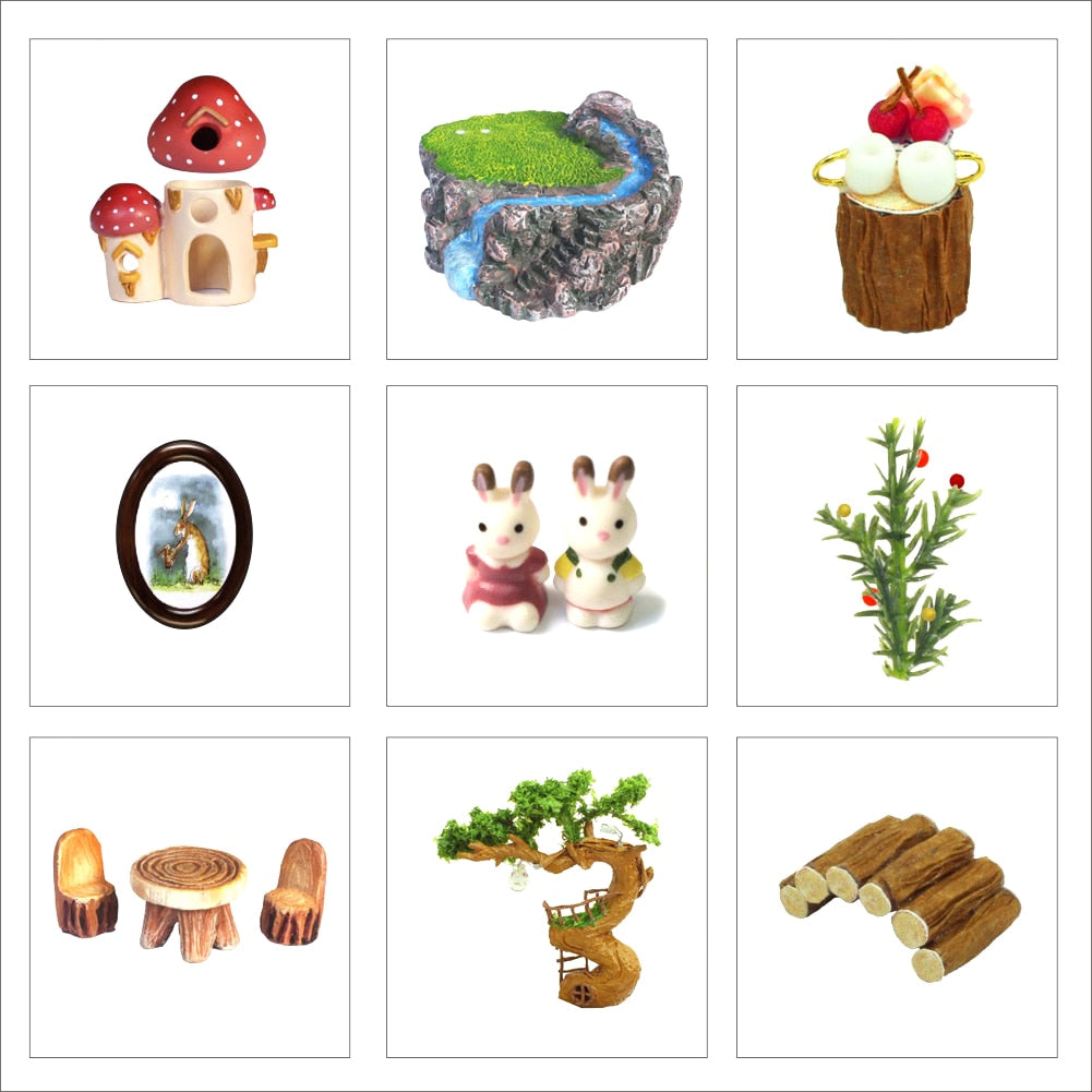 Dollhouse Miniature DIY Doll House With Furnitures Wooden House Toys for Children Birthday With Dust Cover Rotate Music 29