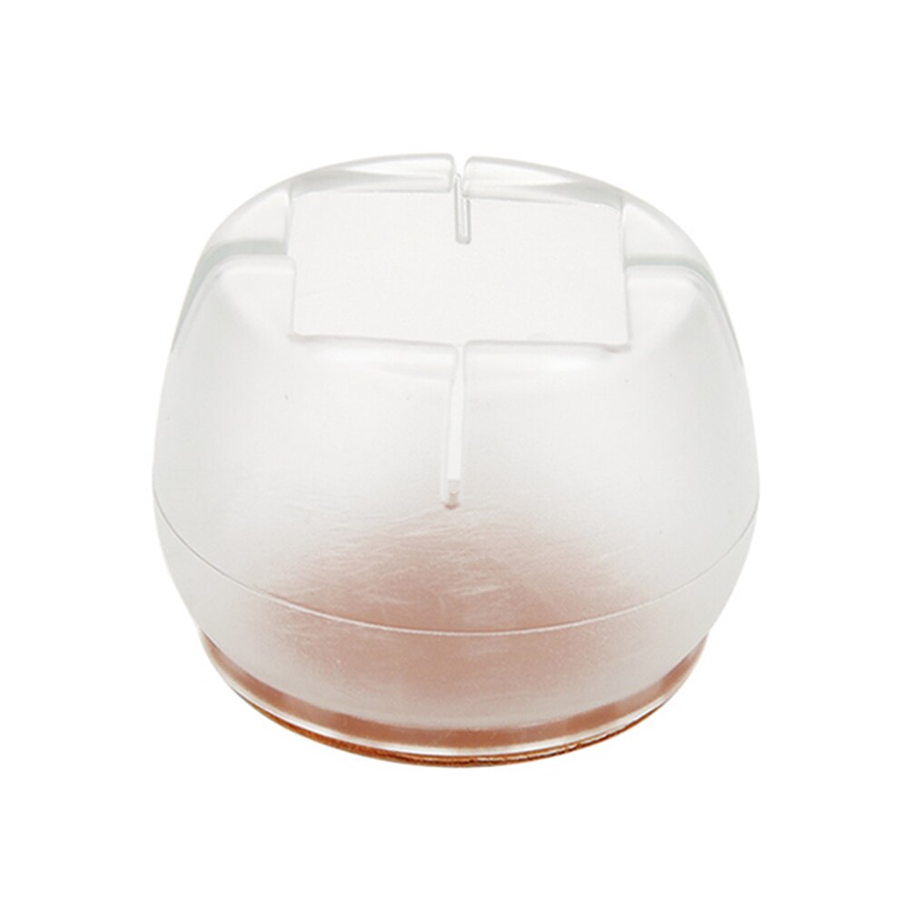 10pcs/Set Transparent Silicone Rectangle Square Round Chair Leg Caps Feet Pads Furniture Table Feets Wood Floor Protect Supplies