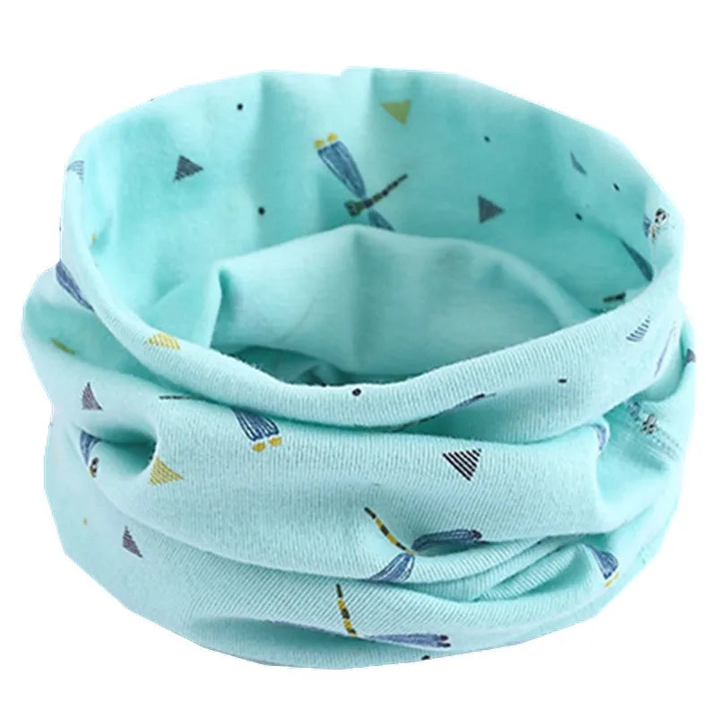 New Autumn Winter Girls Cotton Scarf Kids Scarf Bibs LIC Boys Girls Scarves Lovely Kids Collar Children Bufandas O Ring Scarf