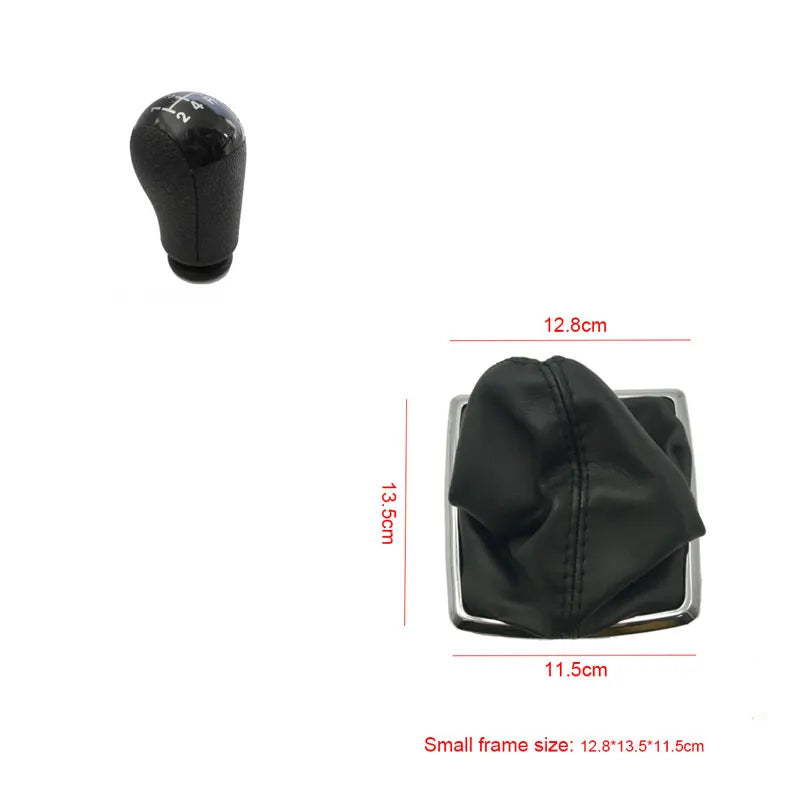 5/ 6 Speed Gear Shift Knob With Leather Boot for Ford Focus MK2 II FL 2005 2006 2007 2008 2009 2010 2011 2012 2013 2014