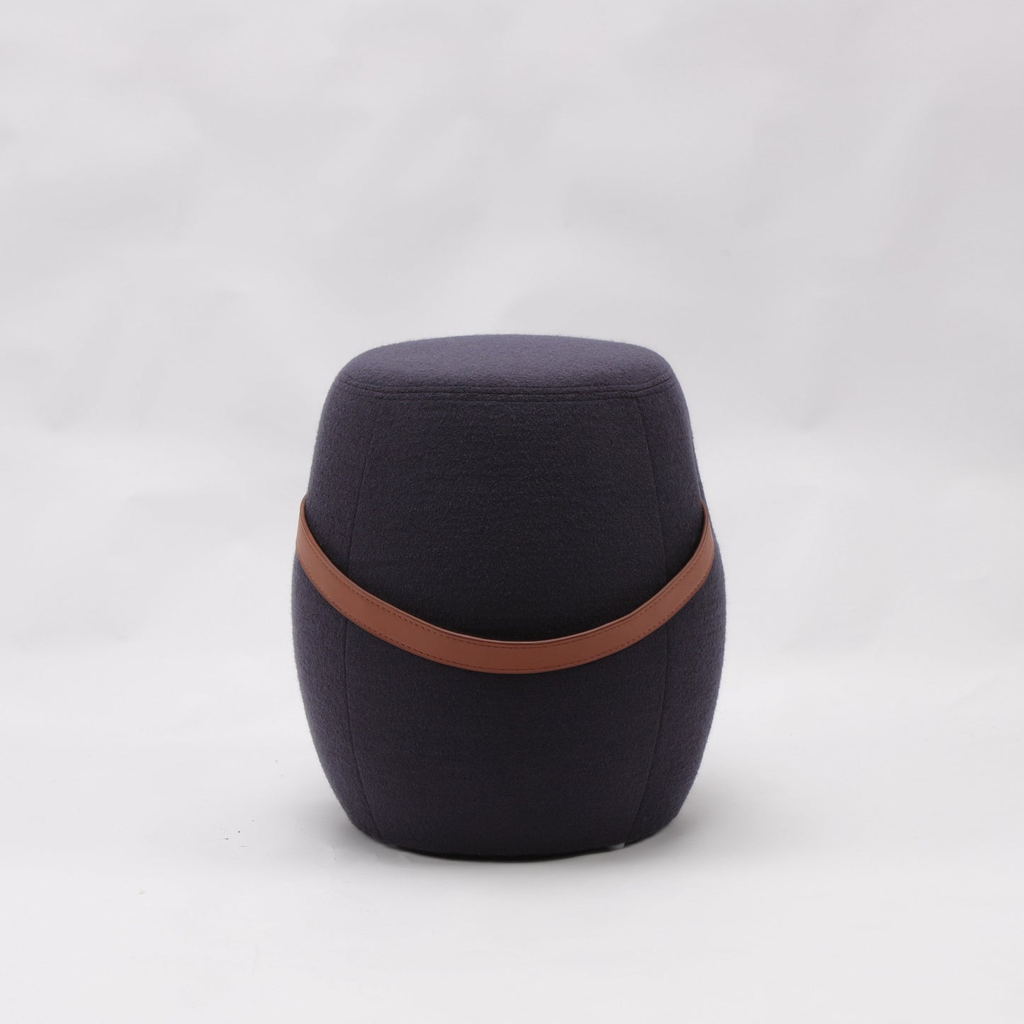 Kiley Handmade Pouf/Stool - Darkish