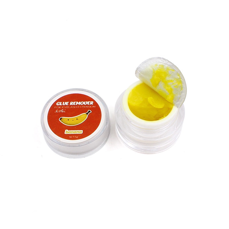 2019 FUNMIX New 5g Fruit Flavour Eyelash Extension Glue Remover Cream for Lashes Remover Makeup Tools