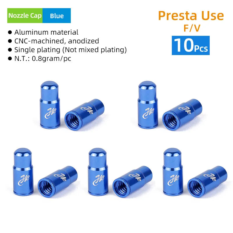 Bicycle Presta Valve Core Brass Material CNC-machined Nickel-Plated for MTB Road Tubeless Rim Nozzle Optional Metal Tool O-Ring