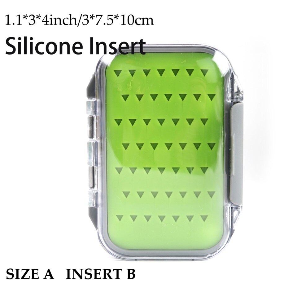 Maximumcatch Fly Box Waterproof Slit Foam High Density 4 Size Fly Fishing Tackle Box