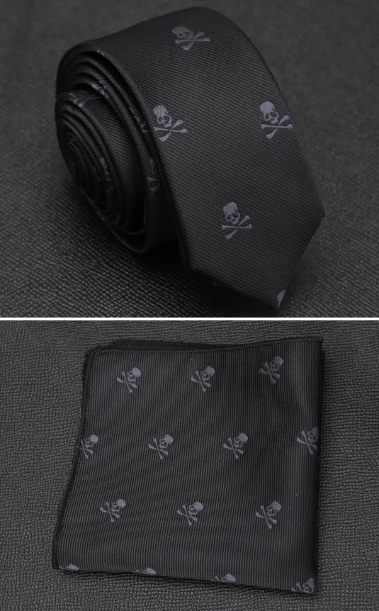 XGVOKH Men Tie Cravat Set Fashion Wedding Ties for Men Hanky Necktie Dot Striped Gravata Jacquard Tie Social Party Accessories
