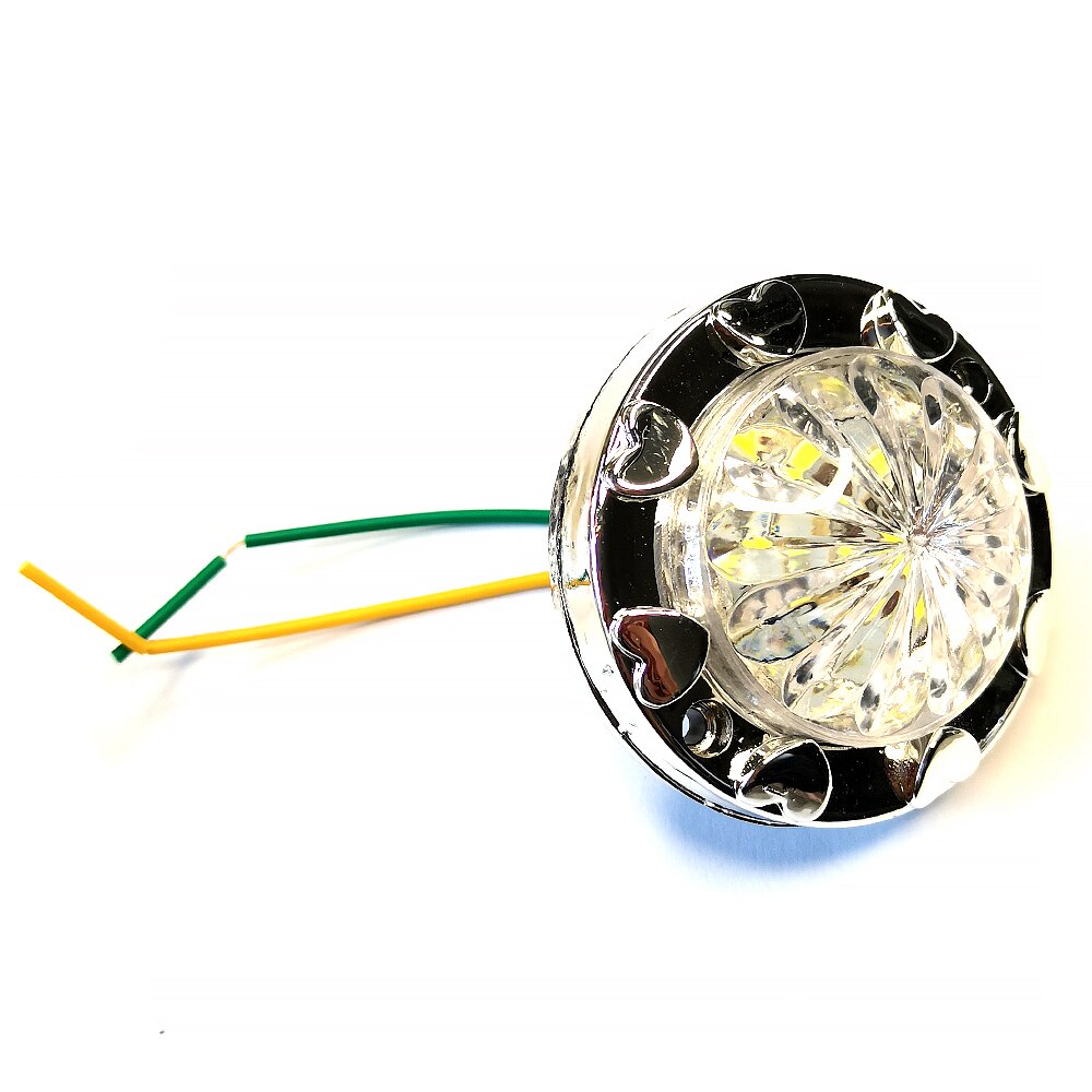 10pcs Kiddie Rides Game Car Parts Chrome Edge 12V LED Lamp RGB Lights Amusement Park Arcade Swing Machine DIY Decoration