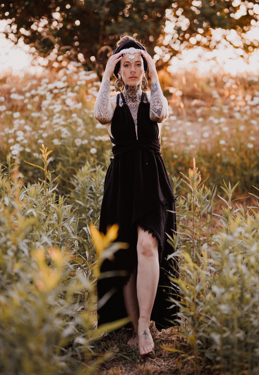 Boho Cotton Asymmetrical Dress