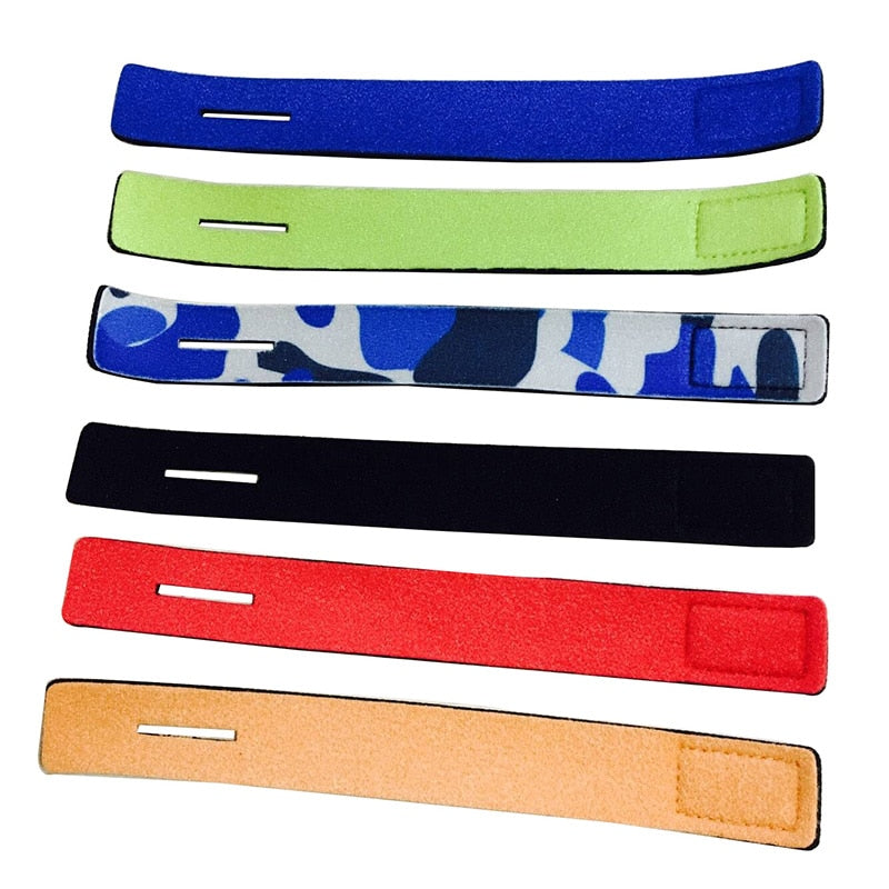 OUTKIT 2PCS New Fishing Tools Rod Tie Strap Belt Tackle Elastic Wrap Band Pole Holder Accessories Diving Materials Non-Slip Firm