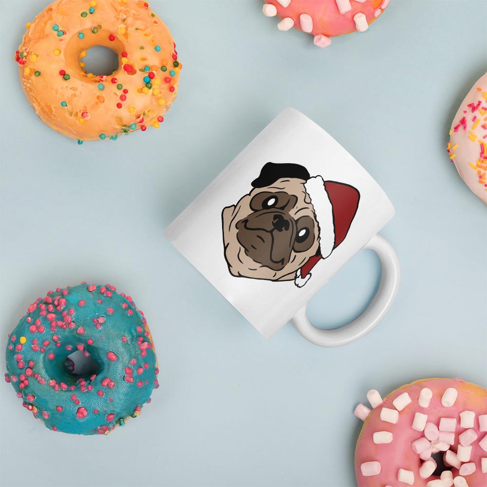 Vinny the Pug Christmas Mug #4
