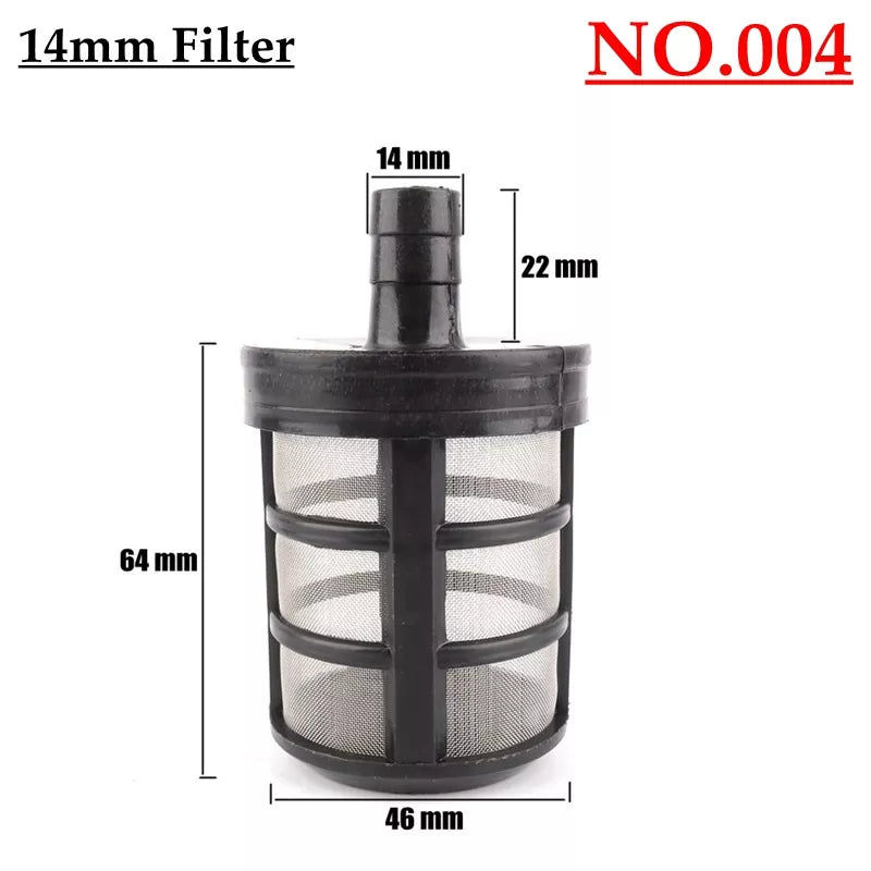 10 Kinds 8~14mm Hose Pipe Filter Car Wash Garden Irrigation Sprayer Pump Filtering Net Strainer Stainless Steel Mesh Filter