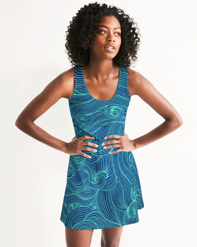 Women's Tidal Times Fun and Flirty Racerback Dress
