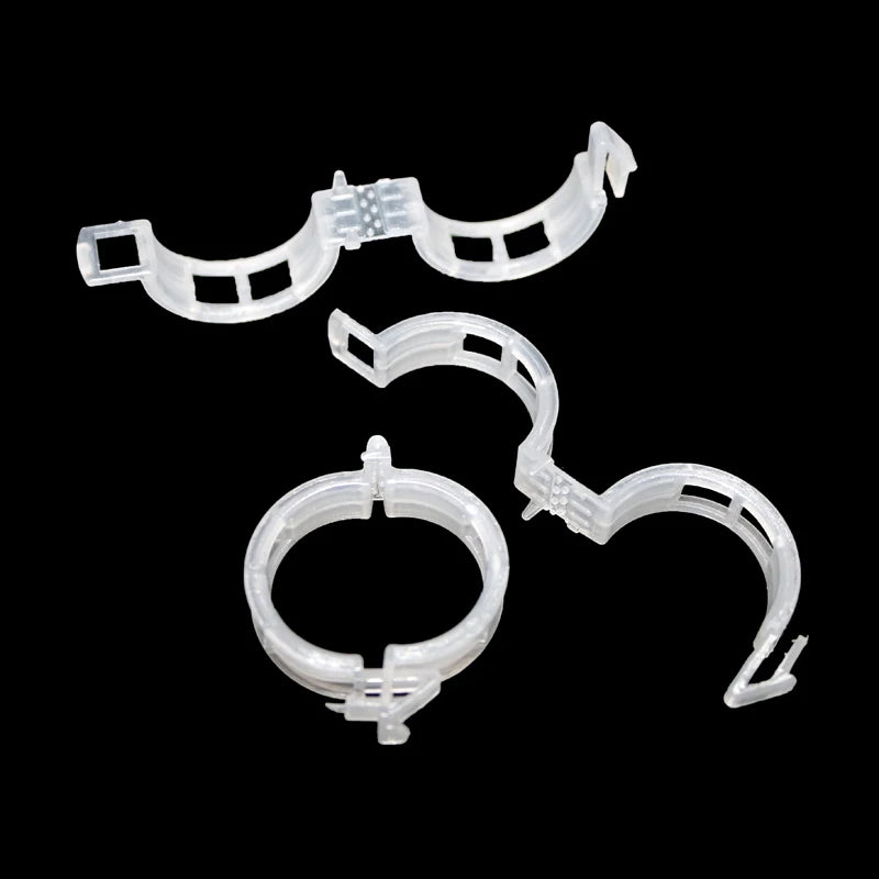 Greenhouse Plant Fixing Clips Garden Plants Flowers Tied Bundle Branch Clip Clamping Tools Garden Supplies Plant Clips 50 Pcs