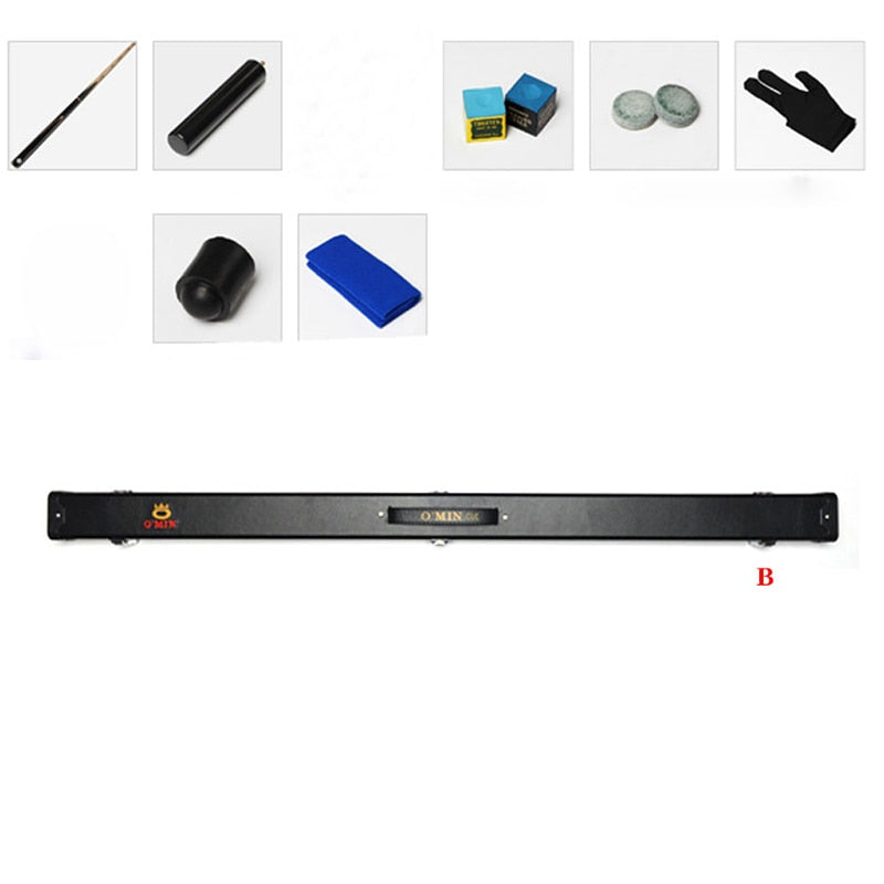 WOLFIGHTER O'Min Legend Handmade 3/4 Snooker Cue Case Set 9mm 9.5mm 10mm Tips China