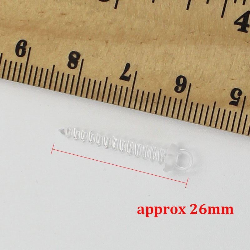 20PCS Pop Up Boilie Screw Peg With Ring Swivel D-Rig Chod Rig Terminal Tackle Bait Holder Screw Carp Fishing Accessories
