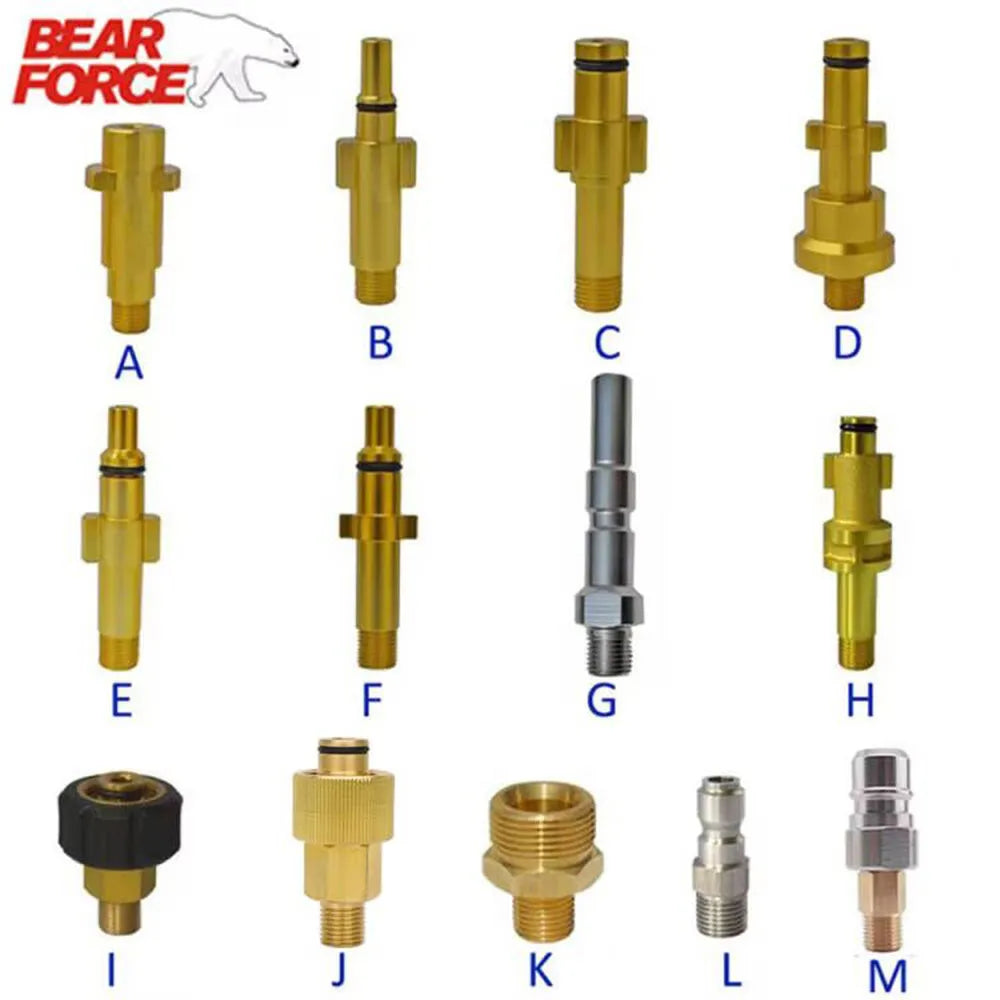 Pressure Washer Gun Lance Bayonet Adapter Snow Foam Lance Adapter High Pressure Car Washer Foam Gun Nozzle Connector for Karcher