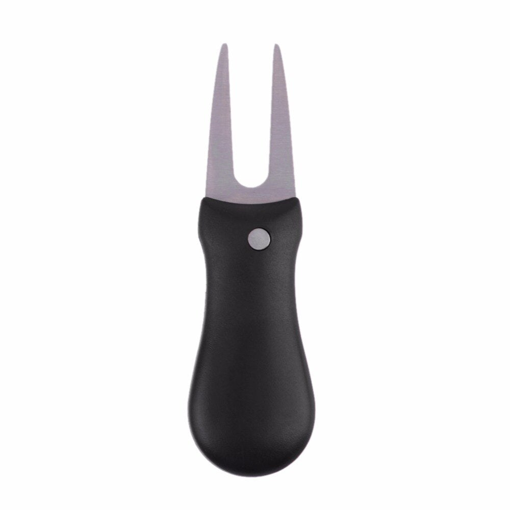 1 Pcs Golf Divot Tool Repair Switchblade Tool Pitch Groove Cleaner Golf Pitchfork Golf Accessories Putting Green Fork Dropship