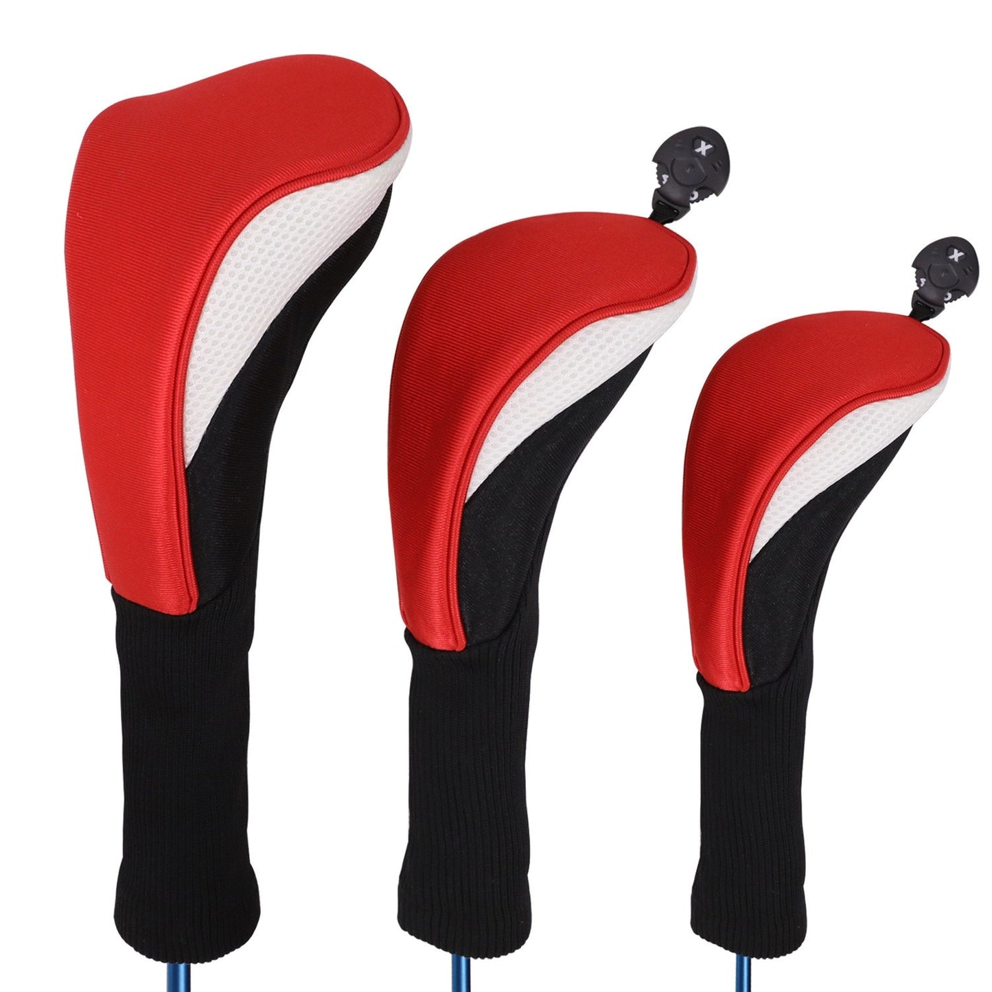 3Pcs/Set Club Heads Cover Soft Wood Golf Club Driver Headcovers Professinal Golf Head Covers Protect Set 5 Colors