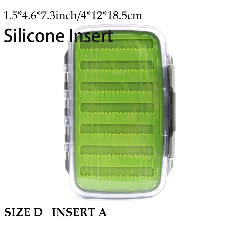 Maximumcatch Fly Box Waterproof Slit Foam High Density 4 Size Fly Fishing Tackle Box