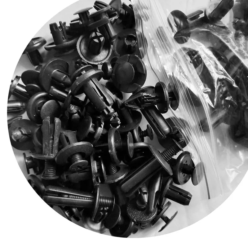 60Pcs 5mm 6mm 7mm 8mm 9mm 10mm Hole Car Bumper Rivet Fastener Auto Fender Trim Panel Screw Clips for Honda Nissan Toyota Hyundai
