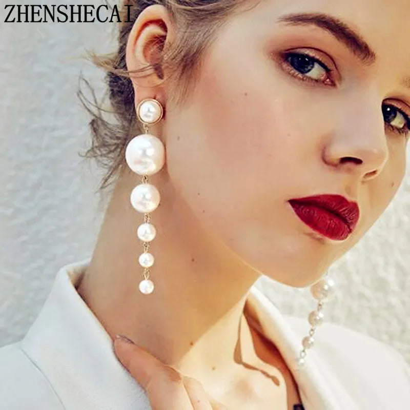Simple Fashion Gold Color Silver Plated Geometric Big Round Clip Earrings for Women Fashion Big Hollow Ear Clip Jewelry