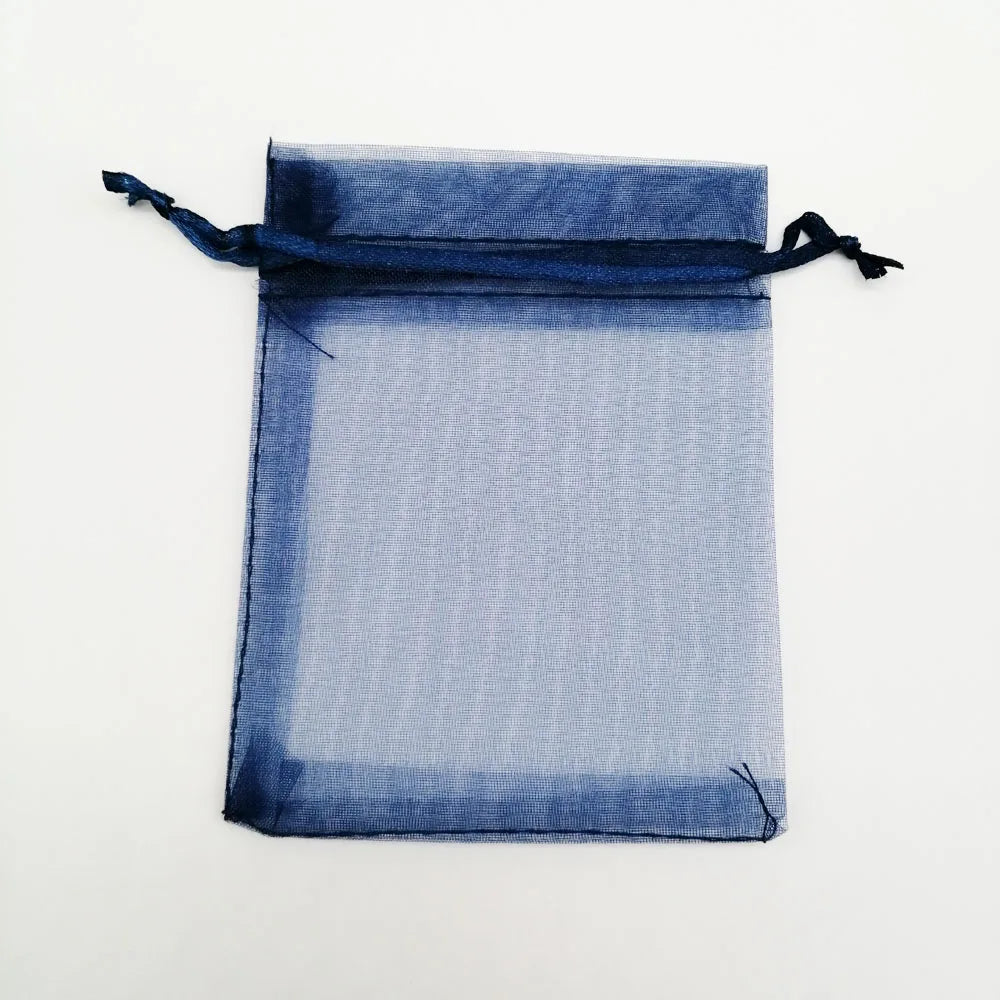 100pcs/Lot 5x7/7x9/10x15cm Organza Jewelry Bags Pouch Organza Drawstring Bag Jewelry Packaging for Jewelry Pouches Jewellery Bag
