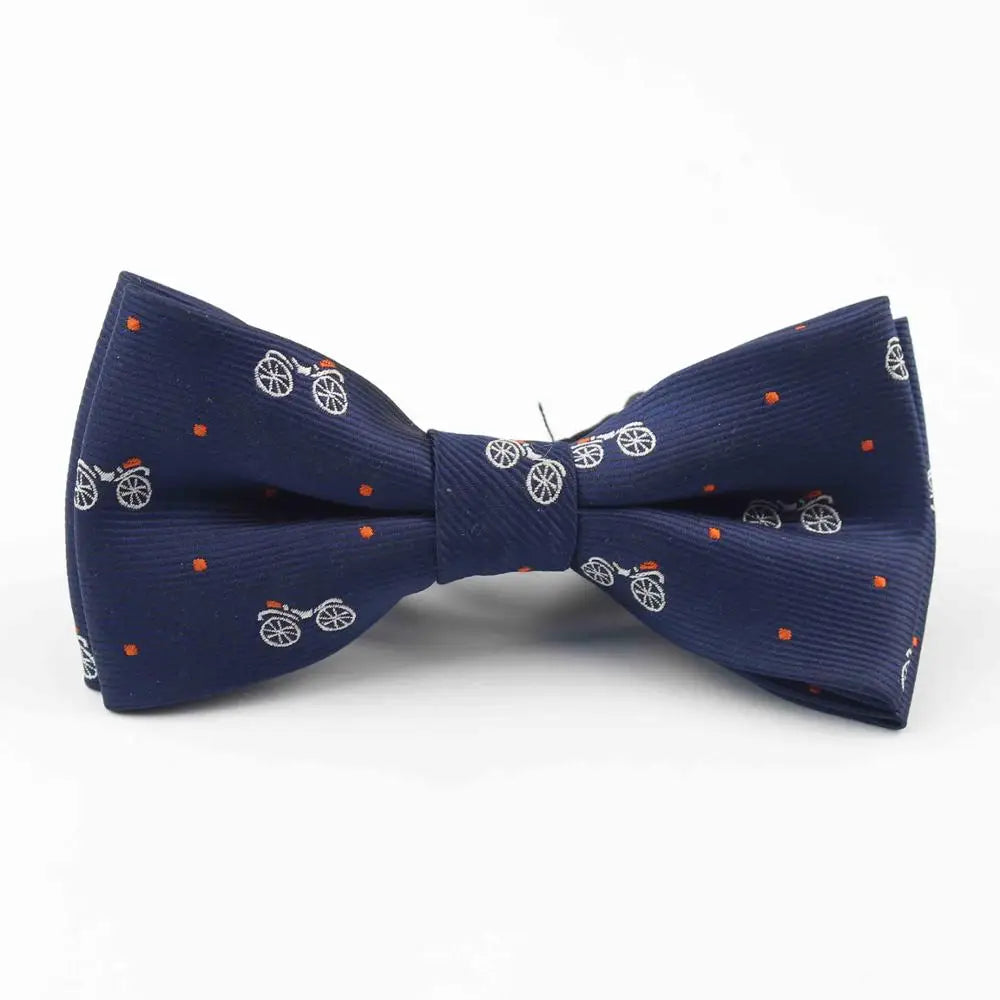 Plaid Children Bowtie Polester Bowties Baby Kid Kids Classical Pet Striped Butterfly Bow Tie Elk Bike Umbrella Dog Car
