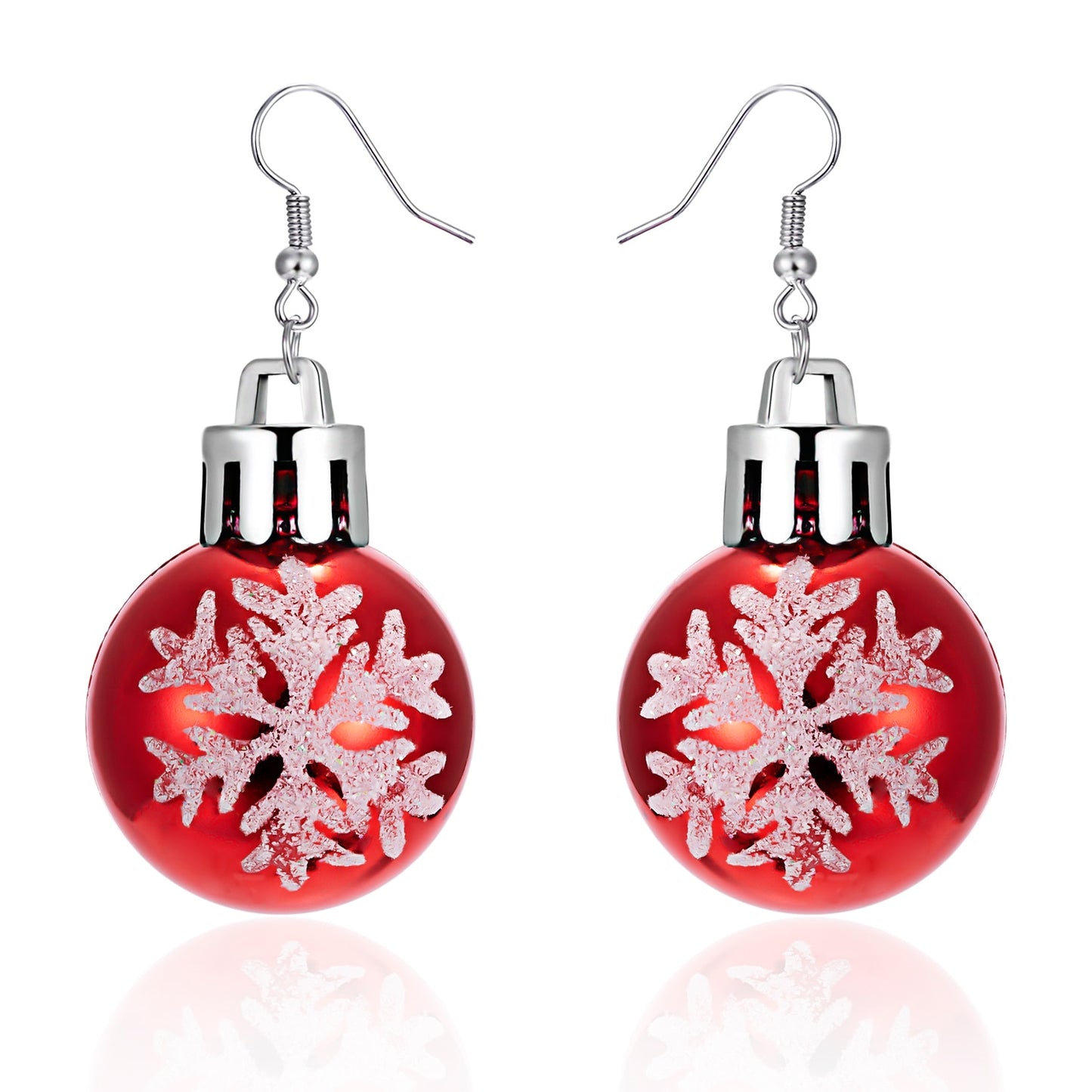 2023 New Fashion Christmas Earrings Creative Christmas Bulb Drop Earring for Women Christmas Colorful Ball Dangle Earrings
