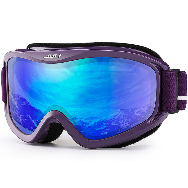 MAXJULI Brand Professional Ski Goggles Double Layers Lens Anti-Fog UV400 Ski Glasses Skiing Men Women Snow Goggles