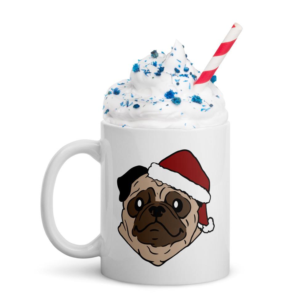 Vinny the Pug Christmas Mug #4