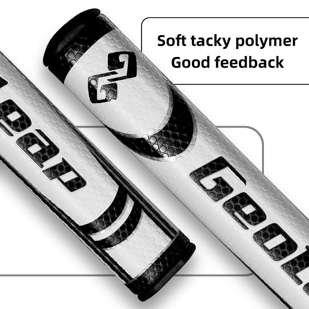 Geoleap Round Putter Golf Grips PU Material Soft Feeling 3.0, 5.0 Two Sizes and Four Colors to Choose