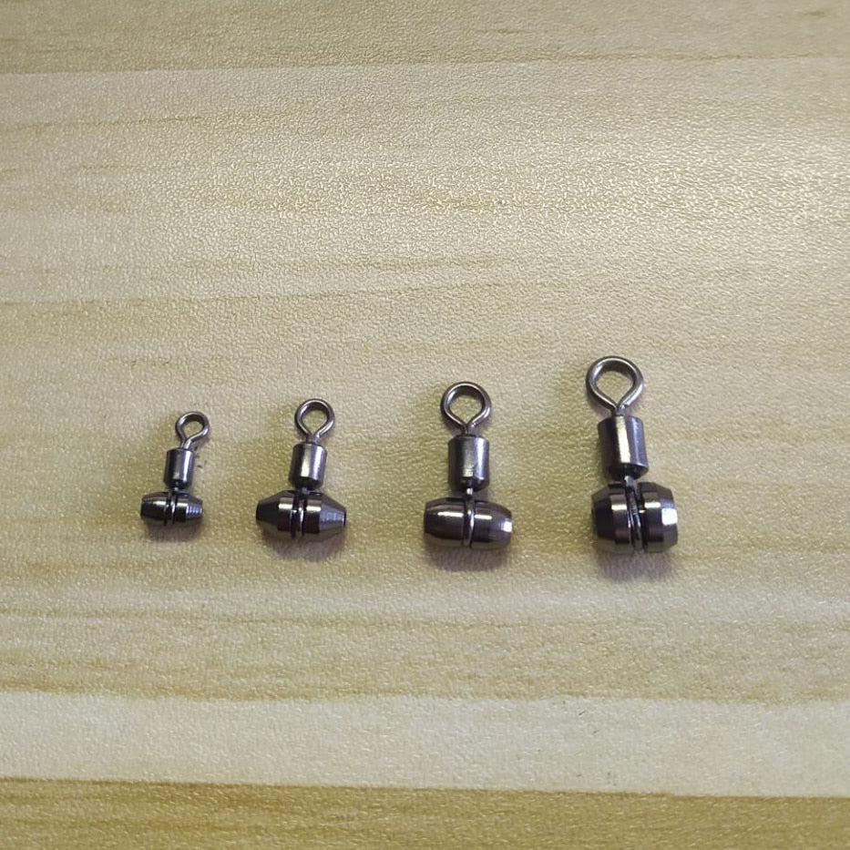 10/20-Pieces New Fishing Swivels 3-Way Swivel S/M/L/Xl Stainless Steel Fishing Connector Swivel Hook for Feeder Carp Fishing
