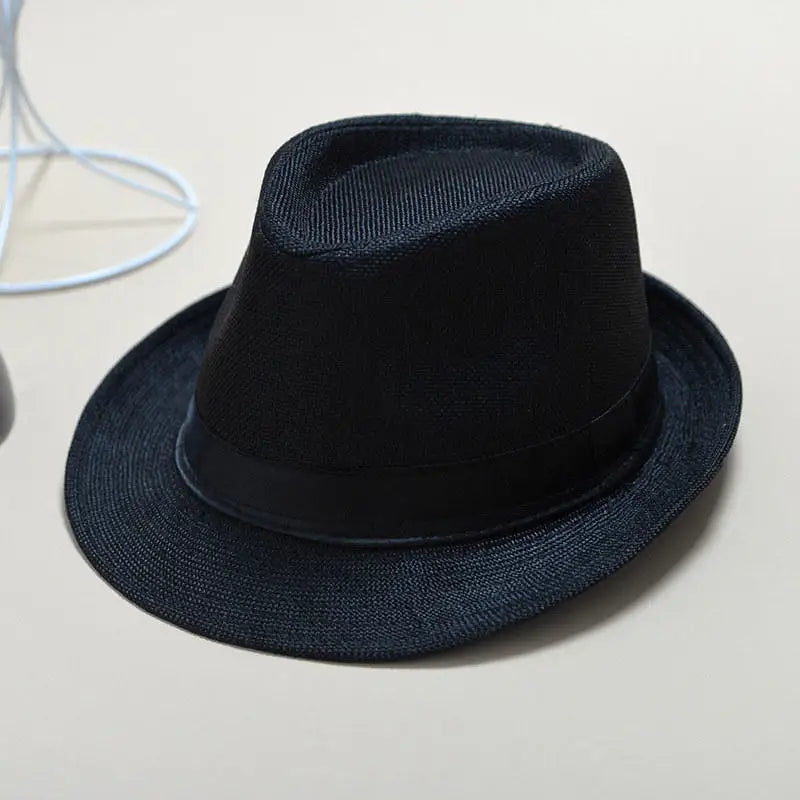2018 England Retro Men's Fedoras Top Jazz Plaid Hat Spring Summer Autumn Bowler Hats Cap Classic Version Chapeau Hats