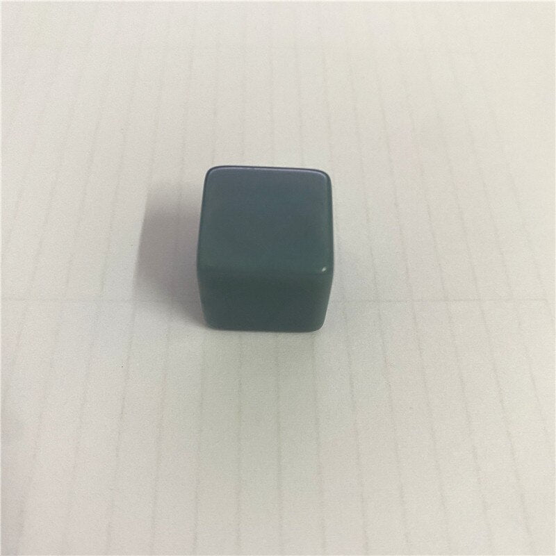 10pcs 16MM Blank Ktv Dice Paintless Plain Engravable DIY Poker Gambling Dice Chess Board Game Teaching Dice 11 Colors