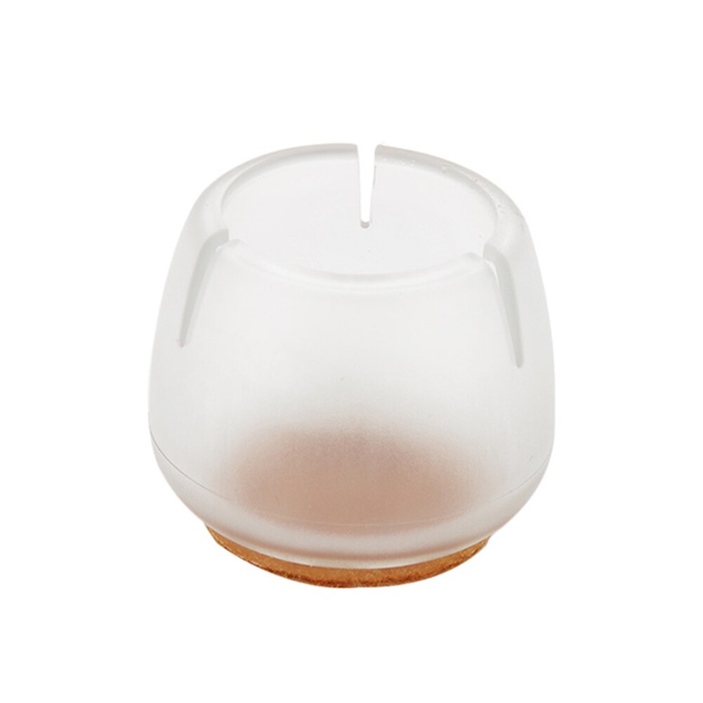 10pcs/Set Transparent Silicone Rectangle Square Round Chair Leg Caps Feet Pads Furniture Table Feets Wood Floor Protect Supplies
