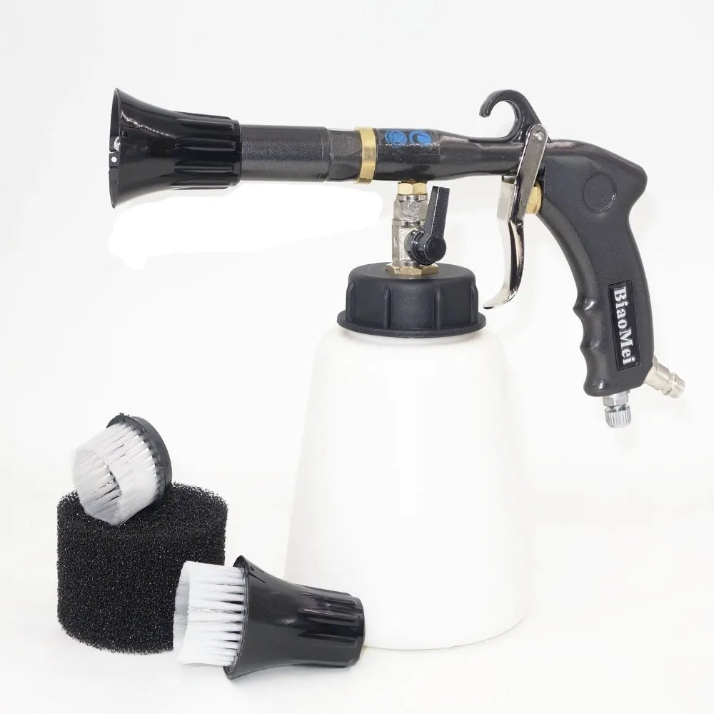 Z-020 Black Tornado Air Regulator Big Japanese Steel Bearring Tube Car Detailing Cleaning Tornador Gun
