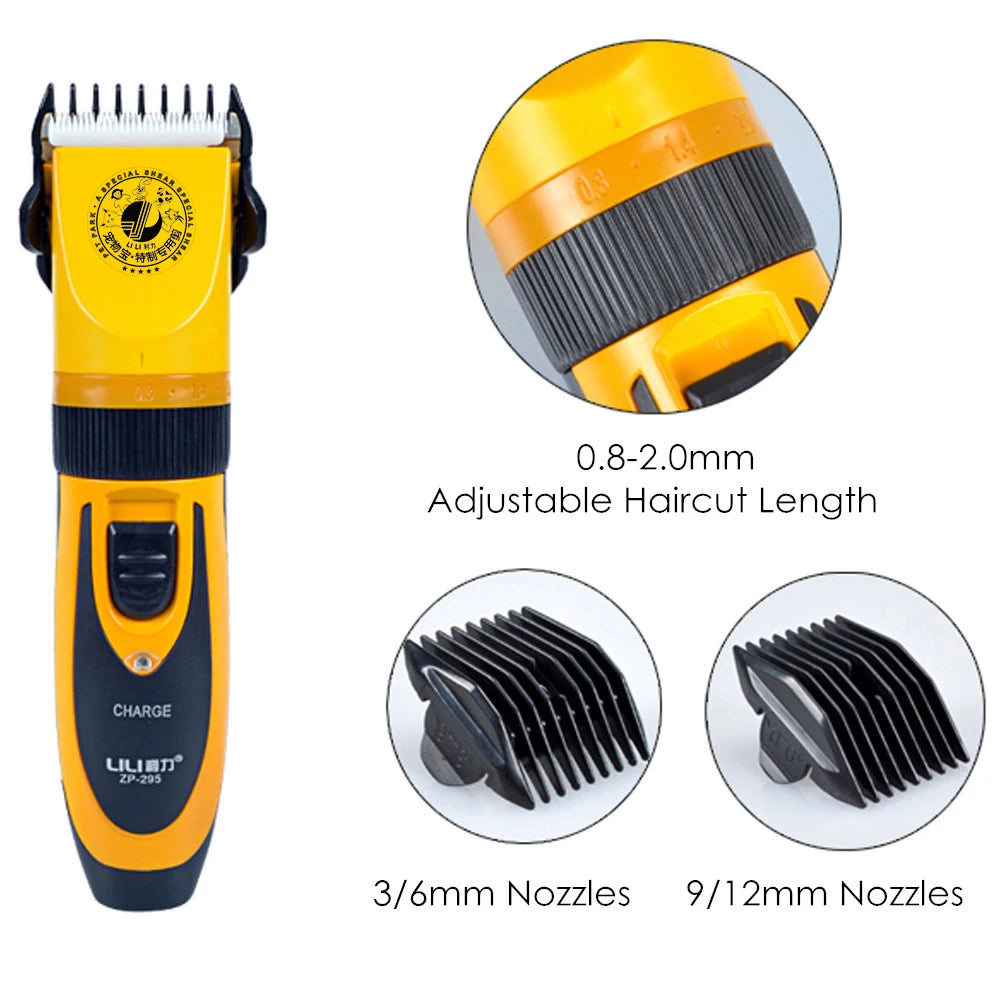 Lili ZP295 35W Electric Scissors Professional Pet Hair Trimmer Animals Grooming Clippers Dog Hair Trimmer Cutters 110-240v AC