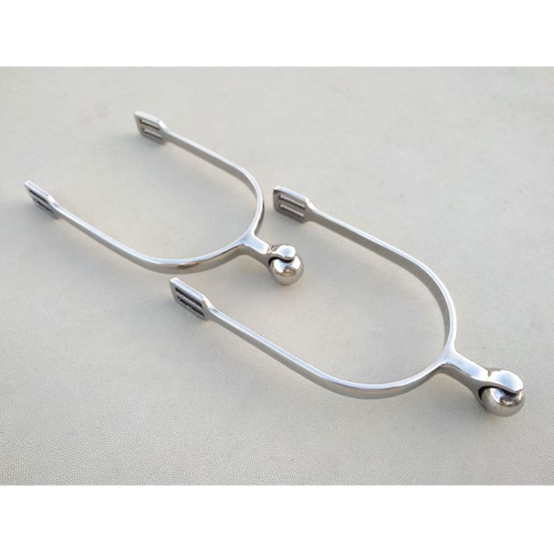 Roller Ball Spurs Horse Smooth 30mm Neck Stainless Steel Horse Riding Soft Gentle Spur