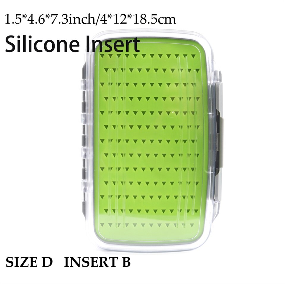 Maximumcatch Fly Box Waterproof Slit Foam High Density 4 Size Fly Fishing Tackle Box