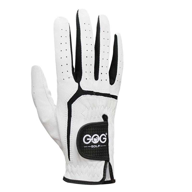 Pack 1 Pcs Golf Gloves Men Cabretta Leather Breathable Left/Right LH/RH Hand Non-Slip Men Golf Glove