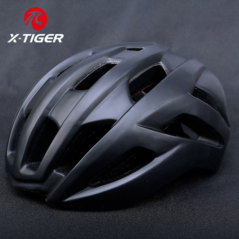X-Tiger Bicycle Helmet Outdoor Sport Ultralight LED Light Cycling Safety Helmet Intergrally-Molded Mountain Road Bike MTB Helmet