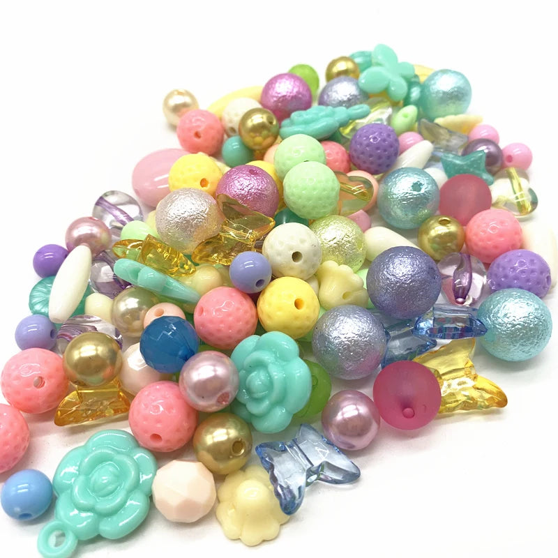 New 20g Acrylic Beads Mixing Beads Style for DIY Handmade Bracelet Jewelry Making Accessories