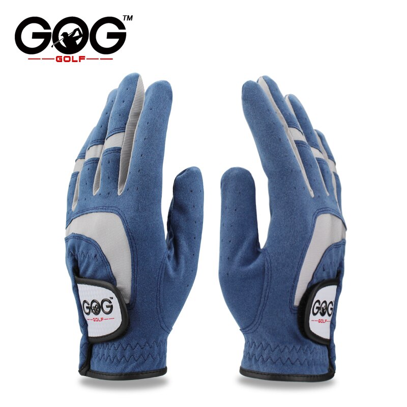 GOG 1pcs Golf Gloves Fabric Blue Glove Left Right Hand for Golfer Breathable